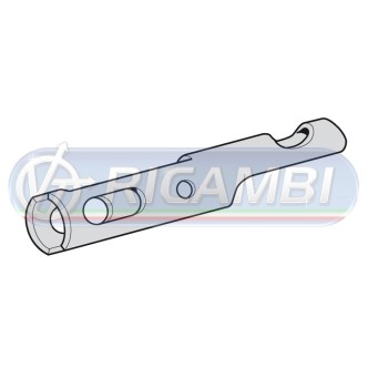 2 - TERMINALE CAVO TIR DIAM. 6 MM ZINC.