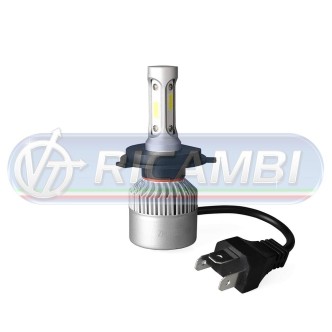 2 - KIT LAMPADINE H4 LED 9-32V 40W 10.000 LUMEN IN COPPIA