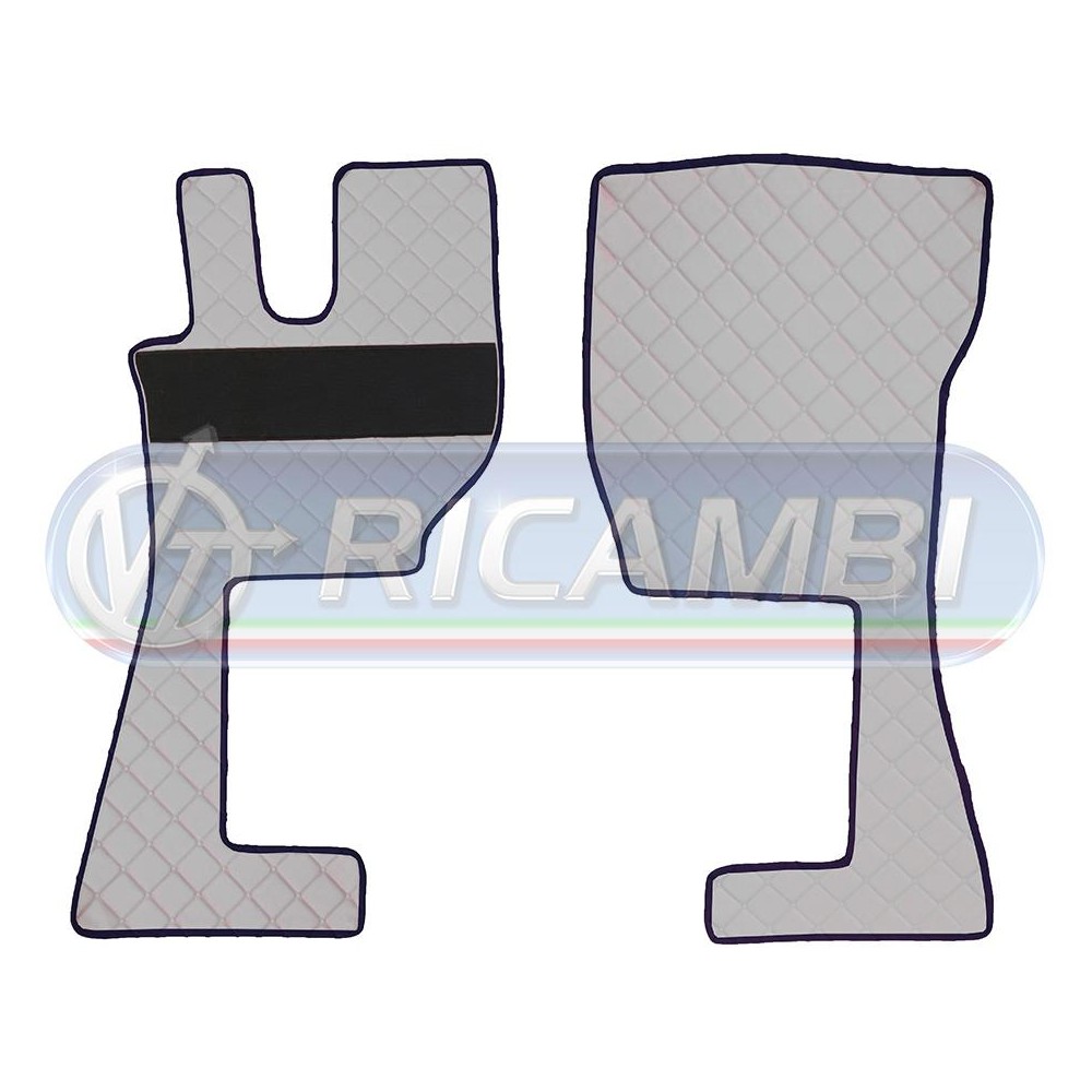 2 - TAPPETI VOLVO FH 2/3/4 TRUCKER BEIGE IN COPPIA