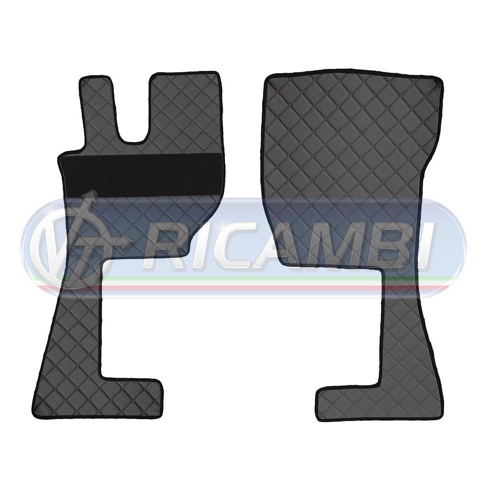 2 - TAPPETI VOLVO FH 2/3/4 TRUCKER GRIGIO IN COPPIA