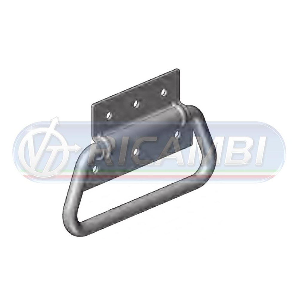 2 - MANIGLIA APRISPONDA C/O PIASTRA ACCIAIO ZINCATA