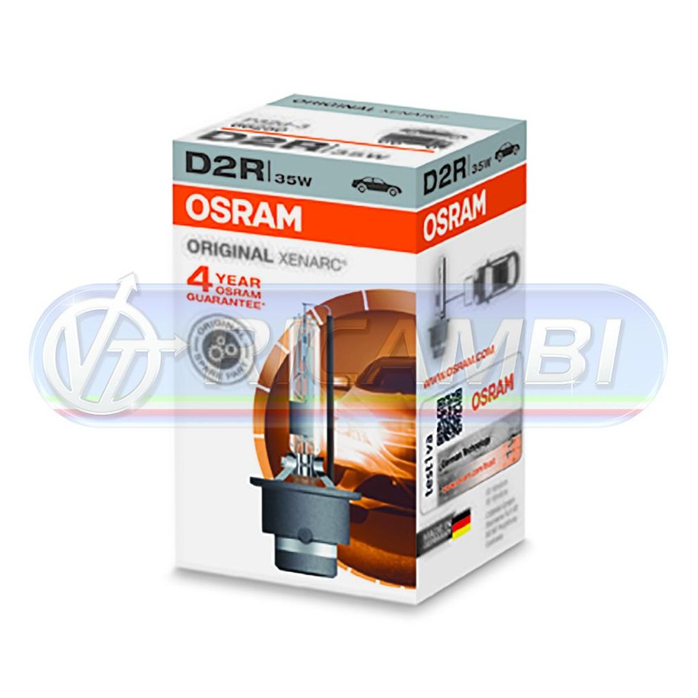 2 - LAMPADA XENON D2R 4500K 35W XENARC ORIG. OSRAM