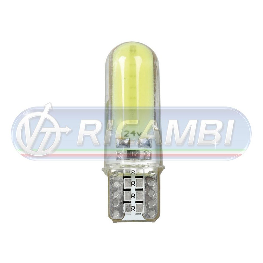 2 - LAMPADINA T10 LED 24V PILOT IN COPPIA