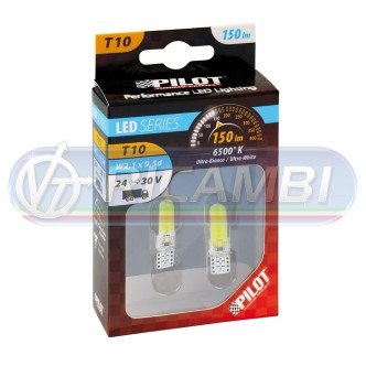 2 - LAMPADINA T10 LED 24V PILOT IN COPPIA