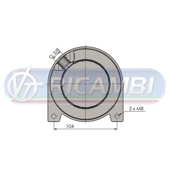 2 - CILINDRO SPONDA GS100-80 DHOLLANDIA