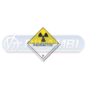 1 - ADESIVO ADR 300X300 CAT II MATERIALI RADIOATTIVI