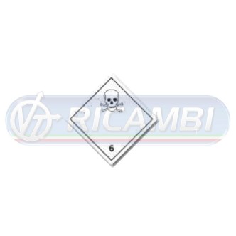 1 - ADESIVO ADR 300X300 CL6.1 MATERIALE TOSSICO