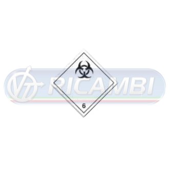 1 - ADESIVO ADR 300X300 CL6.2 MATERIALE TOSSICO