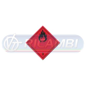 1 - ADESIVO ADR 300X300 CL3 LIQUIDI INFIAMMABILI