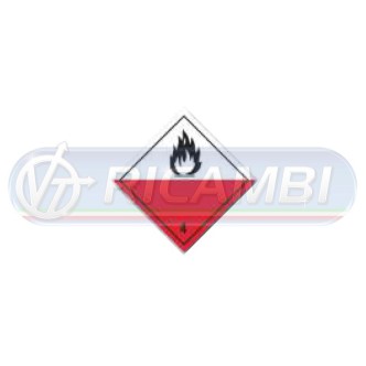 1 - ADESIVO ADR 300X300 CL4.2 SOSTANZE INFIAMMABILI SPONTANEE