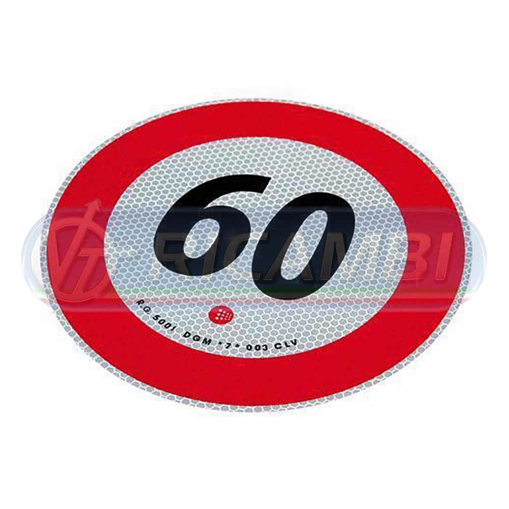 1 - ADESIVO VELOCITA LIMITE 60