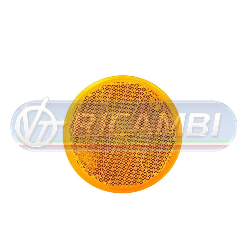 2 - CATADIOTTRO DIAM.60 ADESIVO ARANCIO