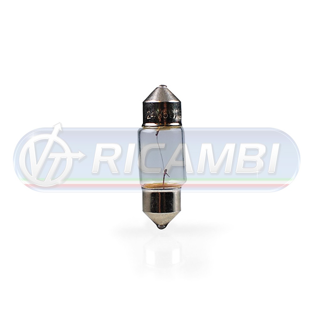 2 - LAMPADINA SILURO 24V 5W 11x31