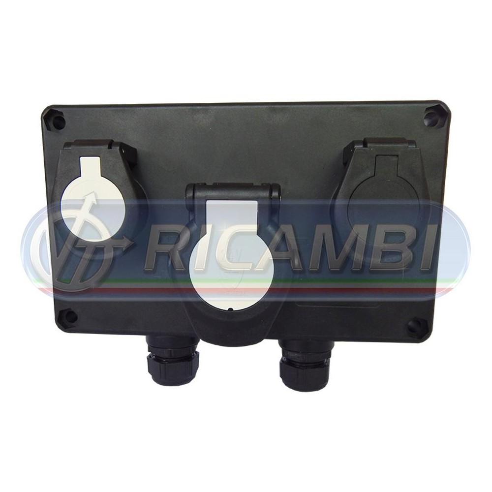 1 - SCATOLA DISTRIBUZIONE ELETTRICA ANTERIORE RIMORCHIO