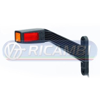 1 - FANALINO INGOMBRO POST. 12 LED STAFFA 60° SX