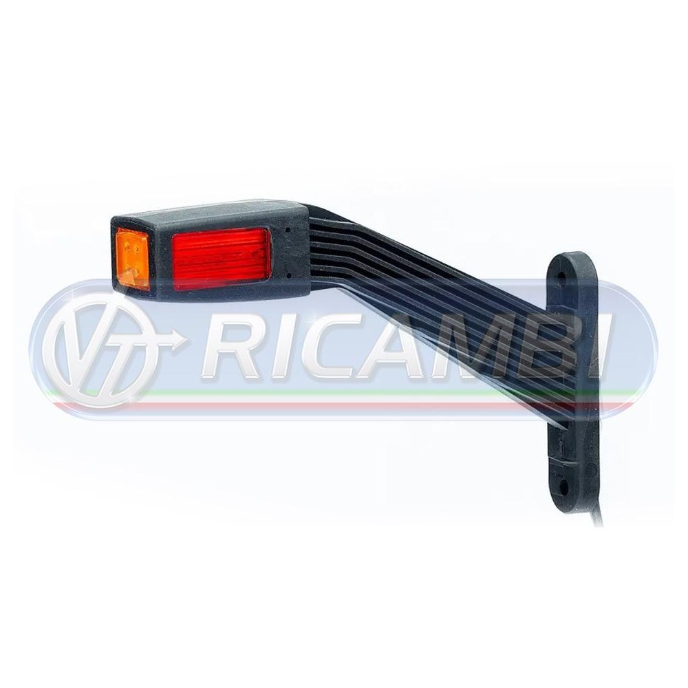 1 - FANALINO INGOMBRO POST. 12 LED STAFFA 60° SX