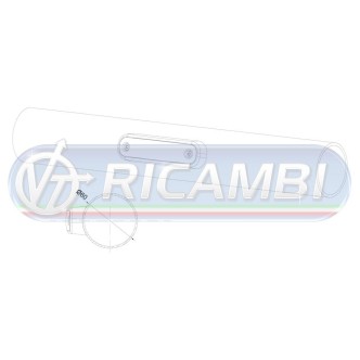 1 - SUPPORTO TRASPARENTE PER FANALINO INGOMBRO STRISCIA A LED X TUBO DIAM. 60