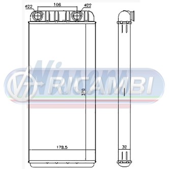 1 - RADIATORE RISCALDAMENTO 993