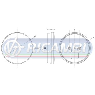 1 - FANALE POST. FULL LED 3 FUNZIONI 12-36V DX/SX