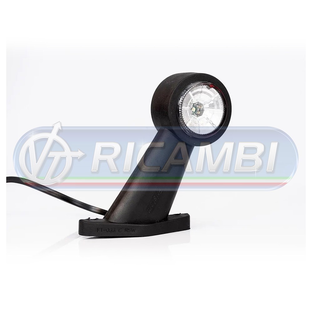 1 - FANALINO INGOMBRO POST. 2 LED 12/24V MEDIO 60° DX/SX