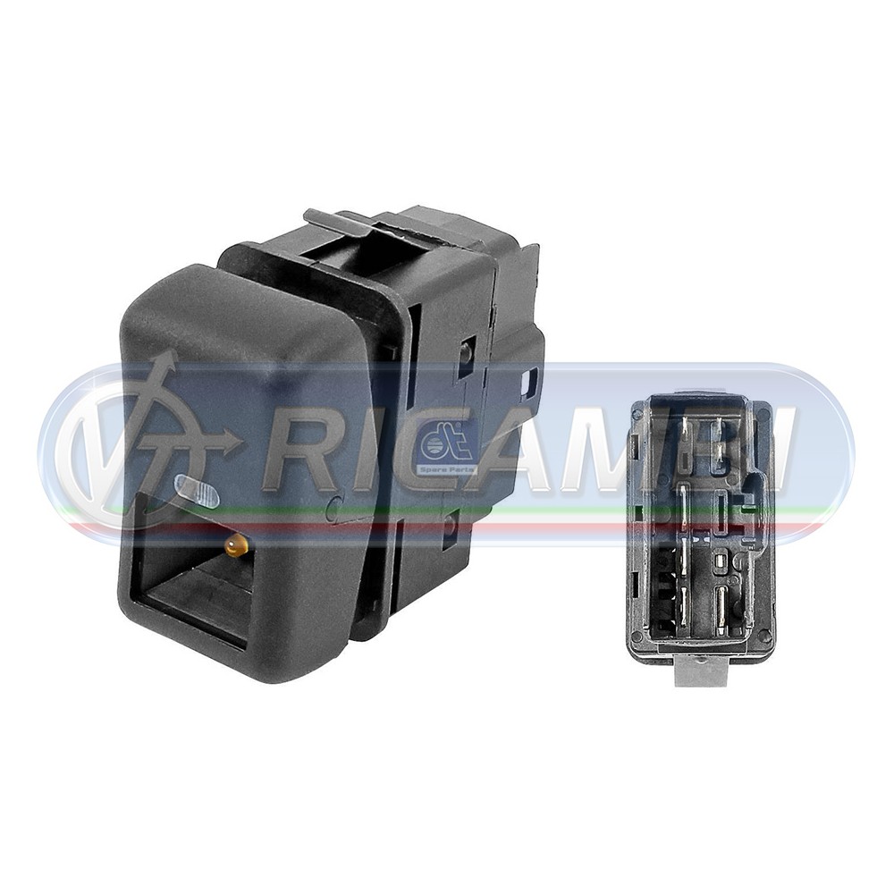 1 - INTERRUTTORE 2 SCATTI C/RITORNO CENTRALE