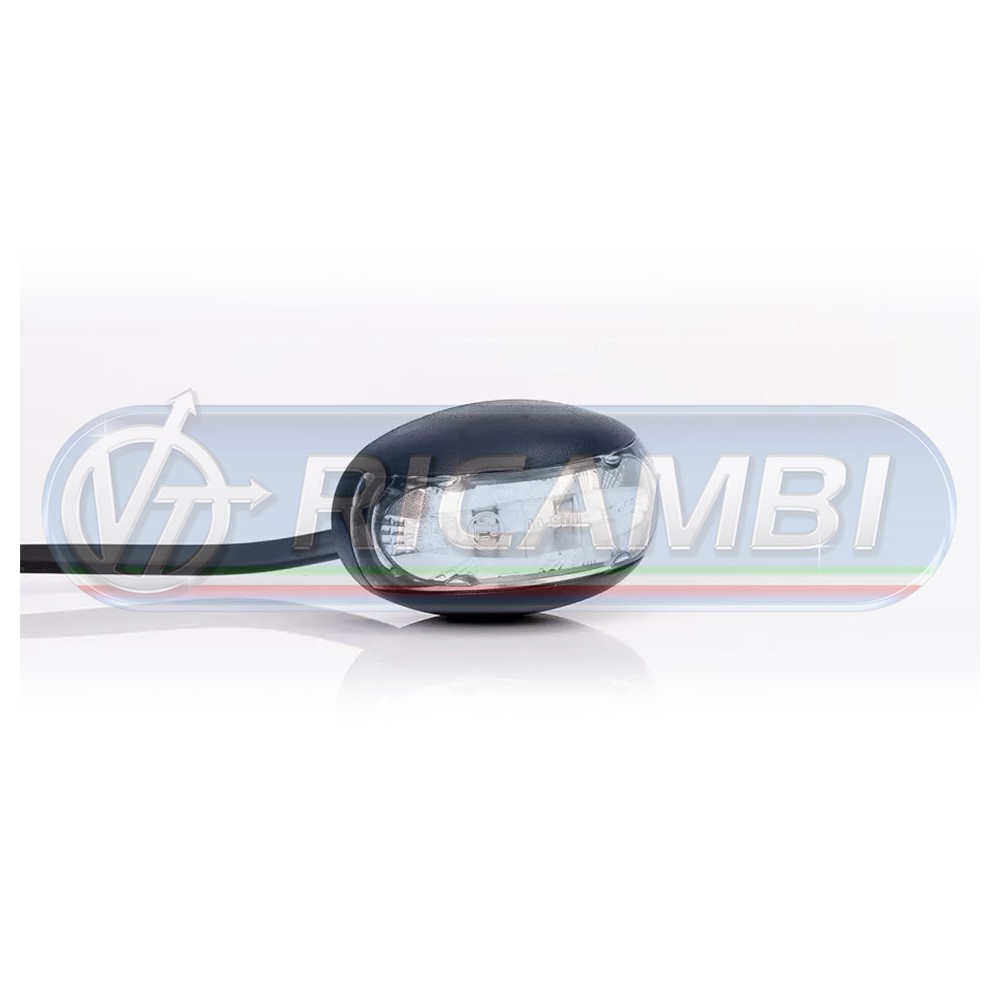 1 - FANALINO INGOMBRO C/VITI 2 LED ARANCIO