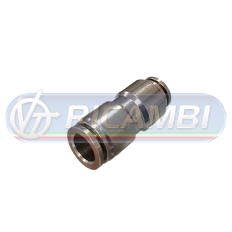 1 - RACCORDO INTERMEDIO RAPIDO DRITTO METALLO DIAM.12 - 10