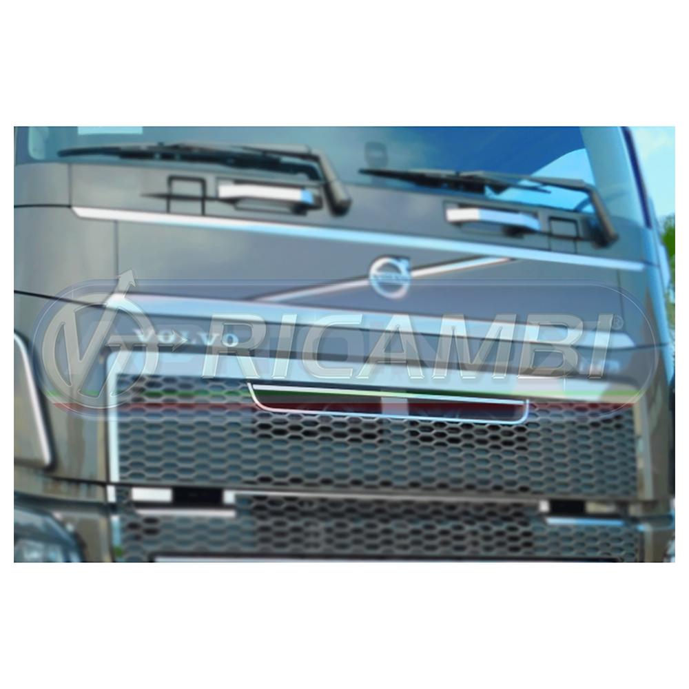 1 - PROFILI INOX PRESA ARIA FH 4 IN COPPIA