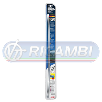 2 - PROFILO PARCOLPO PORTIERA CROMATO L650 COPPIA