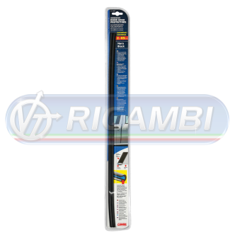 2 - PROFILO PARCOLPO PORTIERA NERO L650 COPPIA