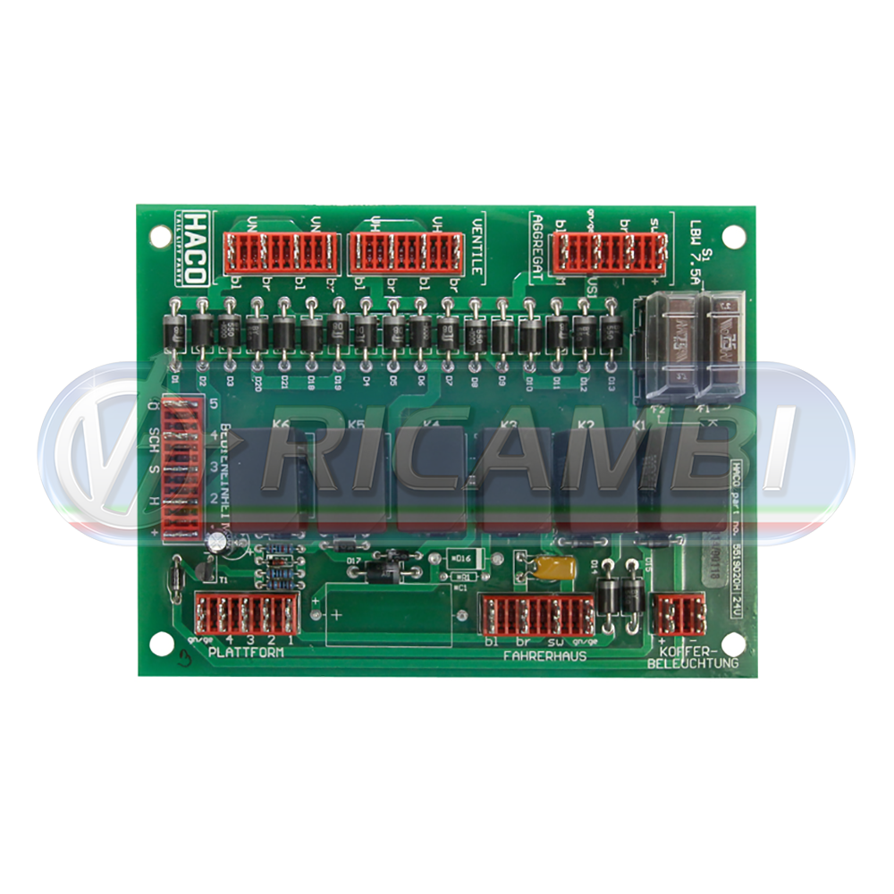 1 - SCHEDA ELETTRONICA PCB 24V BAR CARGOLIFT S4