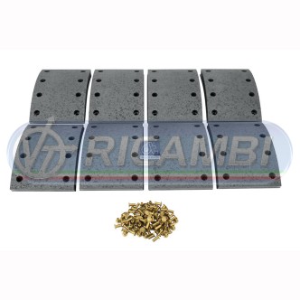 1 - FERODI GANASCE 125 MM STD VOLVO FH FM