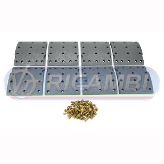 1 - FERODI GANASCE 175 MM STD VOLVO FH FM