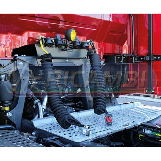 1 - PROTEZIONE ELASTICIZZATA SPIRALI ARIA-ELETTRICHE BLU