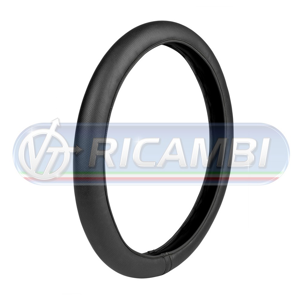 1 - COPRIVOLANTE S 42-44 CM NEOPRENE + SIMILPELLE NERO/NERO