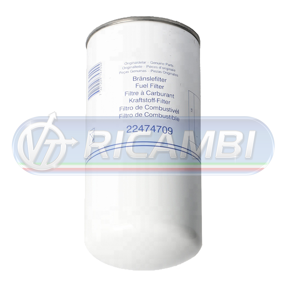 1 - FILTRO GASOLIO ORIGINALE VOLVO FH 4 22253547 CORTO