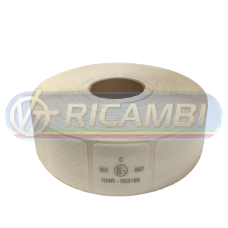 1 - NASTRO RIFLETTENTE BIANCO A SETTORI 3M AL METRO