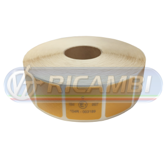 1 - NASTRO RIFLETTENTE GIALLO A SETTORI 3M AL METRO