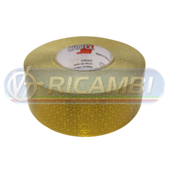 1 - NASTRO RIFLETTENTE GIALLO REFLEXITE AL METRO