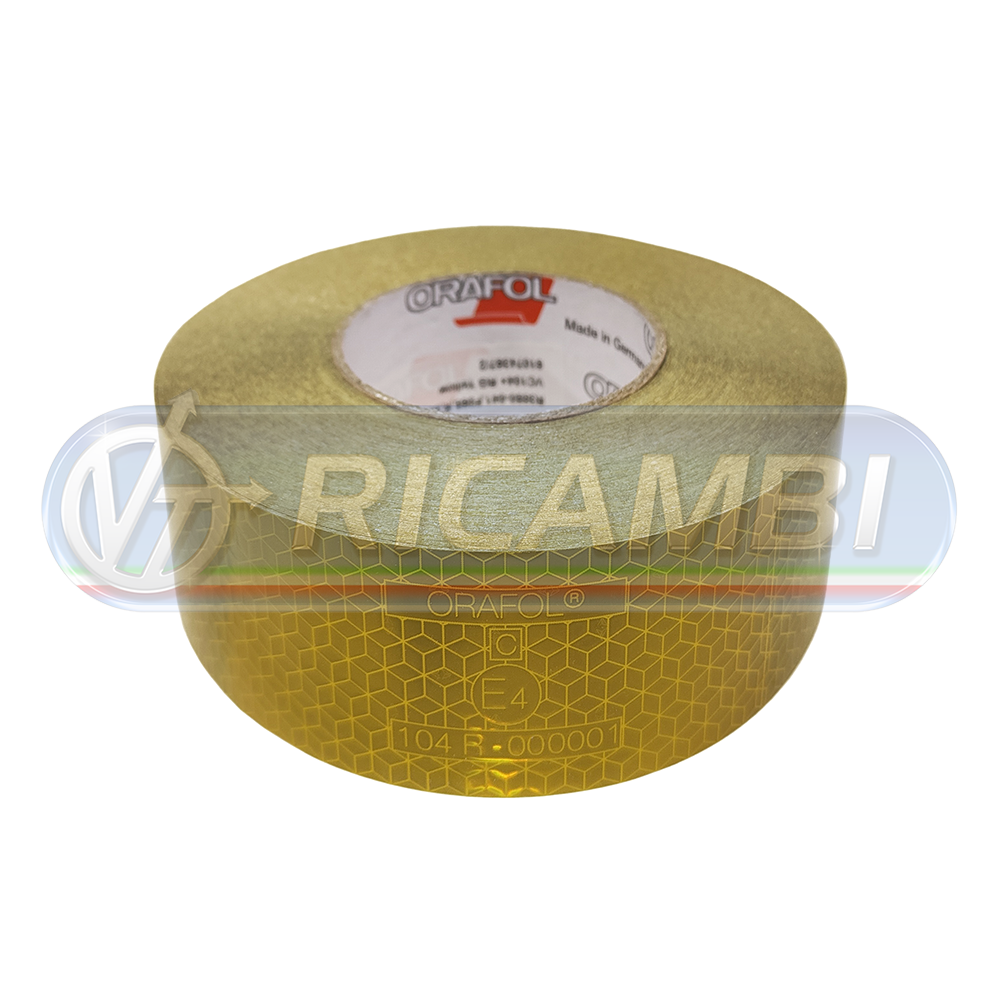 1 - NASTRO RIFLETTENTE GIALLO REFLEXITE AL METRO