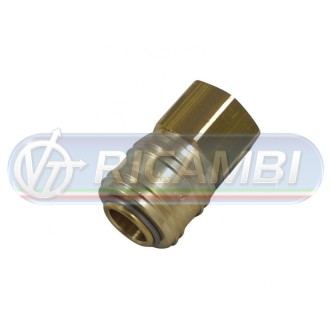 1 - RACCORDO ARIA INN. RAPIDO 3/8 FEMMINA M 3/8 FEMMINA