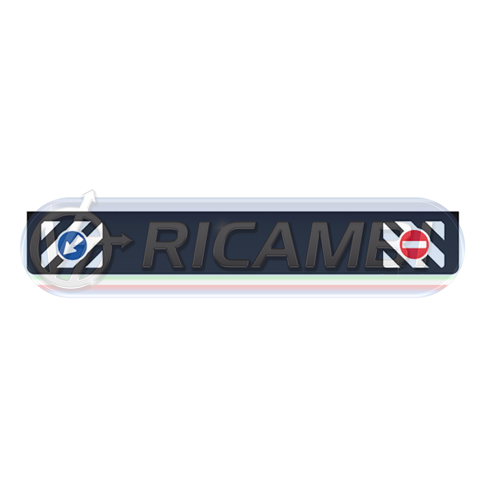 1 - PARASPRUZZI 240 X 35 NERO C/ SEGNALI LISCIO