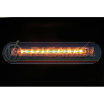 1 - LAMPADA LED LUCE INGOMBRO ARANCIONE 12 LED 24V