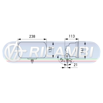 1 - FANALE ANTERIORE PER BARRA PORTAFARI MOD JUMBO LED