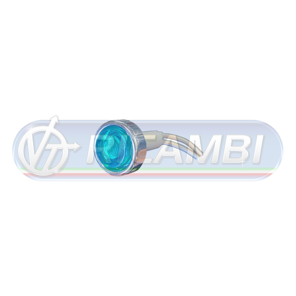 1 - SPIA 12V VERDE C/CAVETTI 200 mm