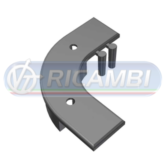 1 - TAPPO PROFILO PARACICLI ANGOLARE PVC