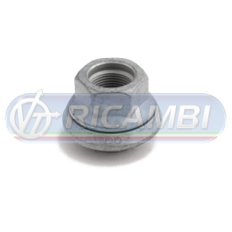 1 - DADO COLONNETTA M22 X 1,5 32MM CERCHIO IN LEGA CORTO ALCOA