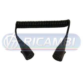 1 - SPIRALE ELETTRICA 7 POLI TIPO N (F) 3,5 MT PLASTICA