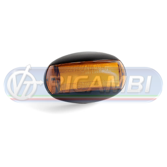 1 - FANALINO INGOMBRO C/VITI 2 LED ARANCIO