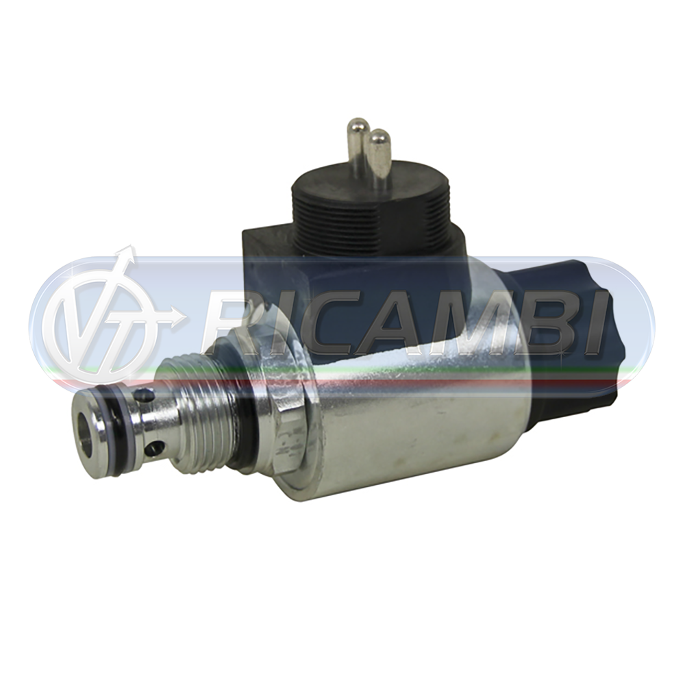 1 - ELETTROVALVOLA SPONDA COMPLETA DOPPIO EFF. 12V MBB